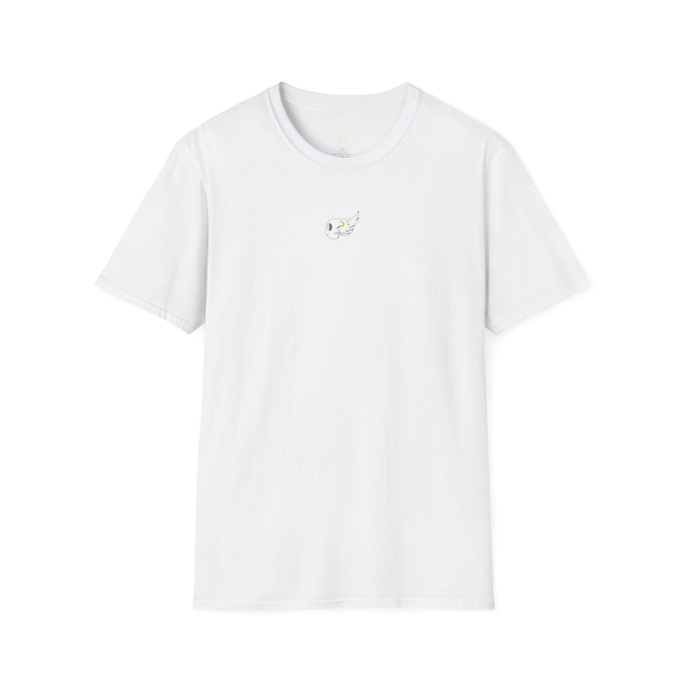 St. Micheal, Isaiah 43:10, White and Black, T-Shirt