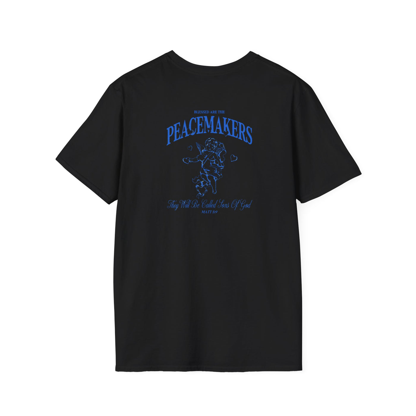 Blessed Are The Peace-Makers, WHITE, GREY, BLACK, T-Shirt