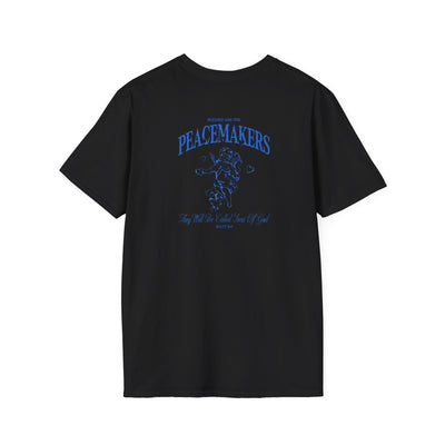 Blessed Are The Peace-Makers, WHITE, GREY, BLACK, T-Shirt
