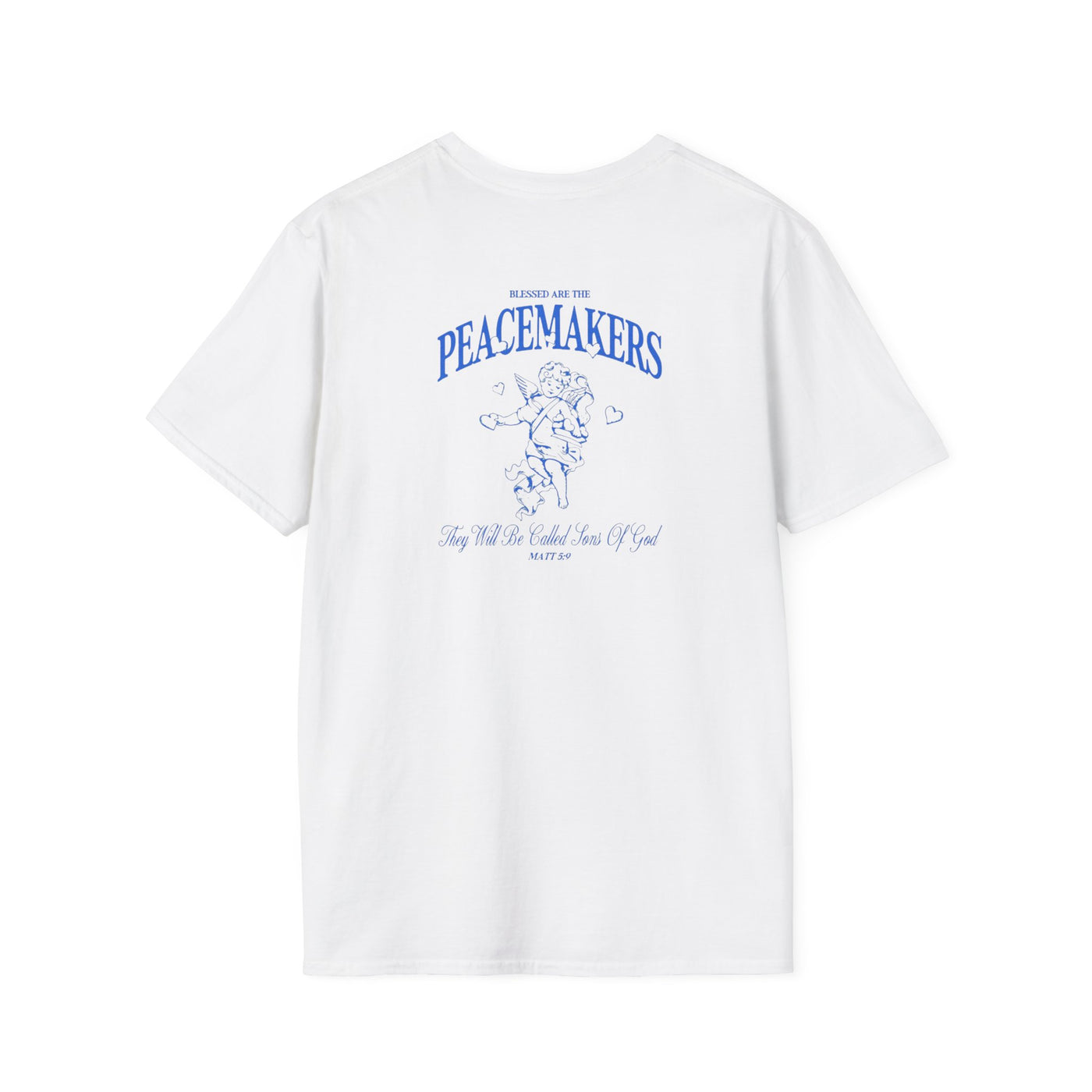 Blessed Are The Peace-Makers, WHITE, GREY, BLACK, T-Shirt