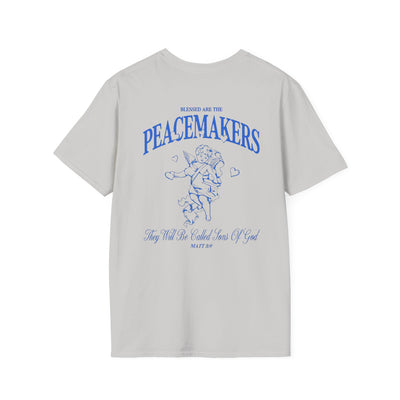 Blessed Are The Peace-Makers, WHITE, GREY, BLACK, T-Shirt